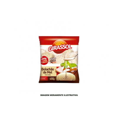 BOLACHAO DE MEL GIRASSOL COM CALDA 1X12X400G